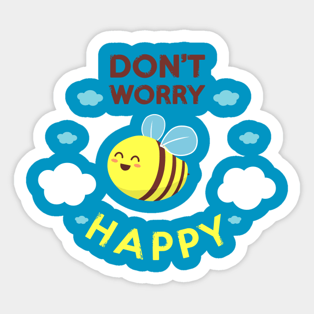 Buzzing Life! Sticker by AnishaCreations